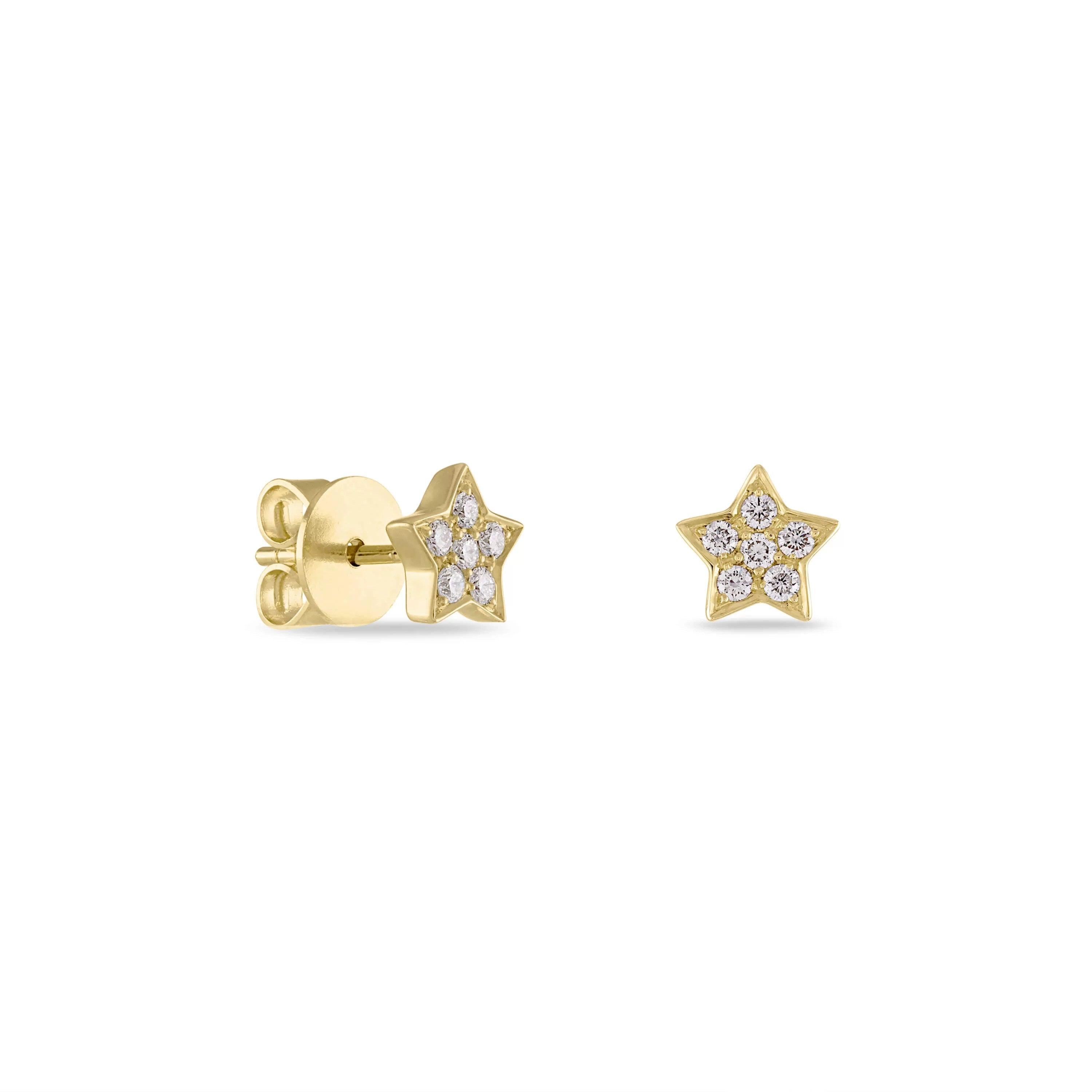 Sterling Silver Yellow Gold Star White Opal Ladies Kids Stud Earrings –  Sterling Silver Fashion